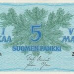 P 99 - FINLANDIA 5 MARKKA 1963 FE