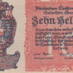 P 01 - LIECHTENTEIN   10 HELLER 1920 FE
