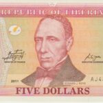 P 26g - LIBERIA  5 DOLLARES 2011 FE