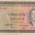 P 51 - LUXEMBURGO  50 FRANCOS MBC