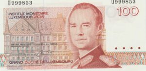 P 58b - LUXEMBURGO  100 FRANCOS FE