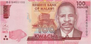 P 65e - MALAWI 100  KWACHA 2017   FE