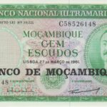 P 109 -  MOCAMBIQUE  100 ESCUDOD   1961 FE