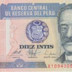 P 129a -  PERU 10 INTIS 1987 FE