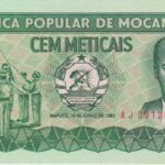 P 130 -  MOCAMBIQUE  100 METICAIS  1983 FE
