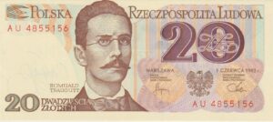 P 149a -  POLONIA 20  ZLOTYS 1982 FE