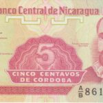P 168a.2 -  NICARAGUA 5 CENTAVOS 1991-1992 FE