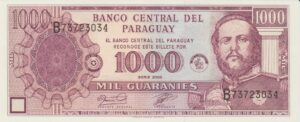 P 221 -  PARAGUAI 1000 GUARANI 2002 FE