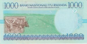 P 27a - RWANDA 1000 FRANCS1998 FE