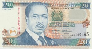 P 32 -  KENIA  20  SHILINGS  1995 FE