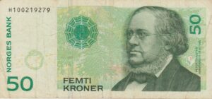 P 46c - NORUEGA 50 KRONER 2008 MBC