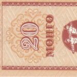 P 50 -  MONGOLIA  20  MONGO 1993 FE