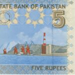 P 53a -  PAQUISTAO 5 RUPEES 2008  FE