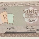P 6H - RWANDA 20 FRANCS 1976 FE