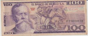 P 68b -  MEXICO 100 PESOS  1979 MBC