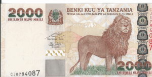 P 37b - TANZANIA 2000 SHILLINGS  2010 FE