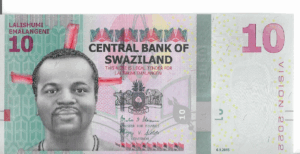 P 41 - SWAZILAND 10 EMALANGENI 2015 FE