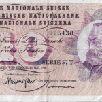 P 45 - SUICA  10 FRANCO SUICO  1968  MBC