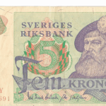 P 51d1 - SUECIA  5  KRONNOR 1977  S