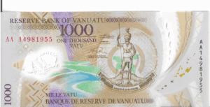P 13 - VANUATU  1000   VATU 2014 FE