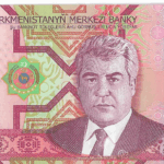 P 18 - TURCOMENISTAO  100 MANAT 1  2005 FE