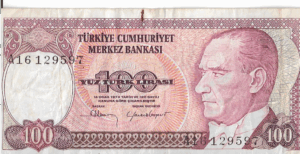 P 194- TURQUIA 100 LIRA  1983 MBC