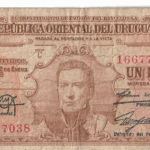 P 35b - URUGUAI 1 PESO 1948 MBC