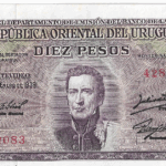 P 37d - URUGUAI 10 PESO 1948 FE