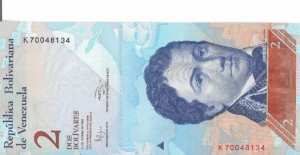 P 88d - VENEZUELA 2 BOLIVAR  2012 FE