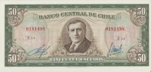 P 140 - Chile - 5O ESCUDOS   - 1975 -  FE