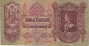 P 98 -  HUNGRIA  100 FORINT 1930 MBC