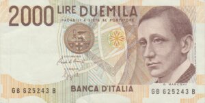 P 115  ITALIA  2000  LIRE 1992 S