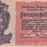 P 02 - LIECHTENTEIN  20 HELLER 1920 FE