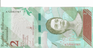 P 101a- VENEZUELA 2 BOLIVARES  2018 FE