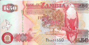 P 37g - ZAMBIA  50  KWACHA 2008 FE