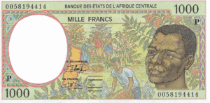 P02 - CHADE -  1000 FRANS - FE