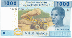 P07a- Camarões  1000 Francs - 2002 - FE