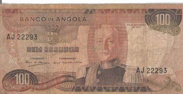 ANGOLA, P 108, 1000 Escudos, 1972, pr. neuf aUNC fast kfr (Neu (gemäss Beschreibung)) in ANGOLA, P 108, 1000 Escudos, 1972, pr. neuf aUNC fast kfr (Neu (gemäss Beschreibung)) in