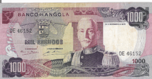 P103 - Angola - 1000 ESCUDOS  - 1972 - MBC