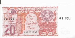 P133- ARGELIA - 20 DINARS - FE