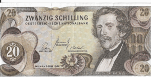 P142 Áustria - 20 Kronen -1967- S