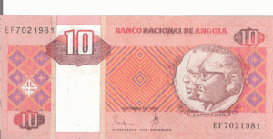 P145 - Angola - 10  Kwanzas - 1999 - FE