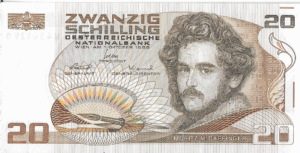 P148 Áustria - 20 Kronen -1986 - FE