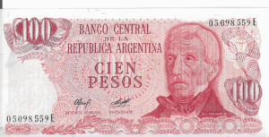 P 302b2 - Argentina - 100 PESOS 1976-1978 - FE