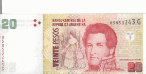P 355c1 - Argentina - 20 PESOS 2018- FE