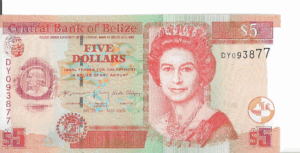 P67var - Belize- 5  Dollars - 2020 FE