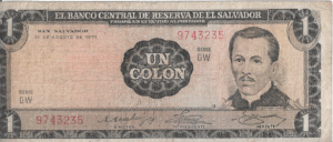 P115- EL SAVADOR 1 C0LONES 1971 MBC