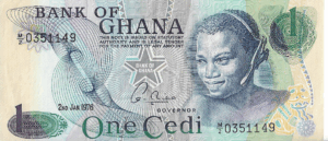 P13-  GHANA 1 CEDIS  1976 FE