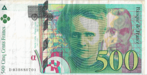 P160a -  França 500 FRANCS 1994 MBC
