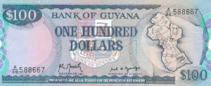 P36-  GUYANA  100 DOLLARS (2005-2022) FE